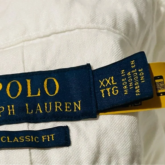 Polo by Ralph Lauren White Casual Button Down Shirt - Picture 2 of 3